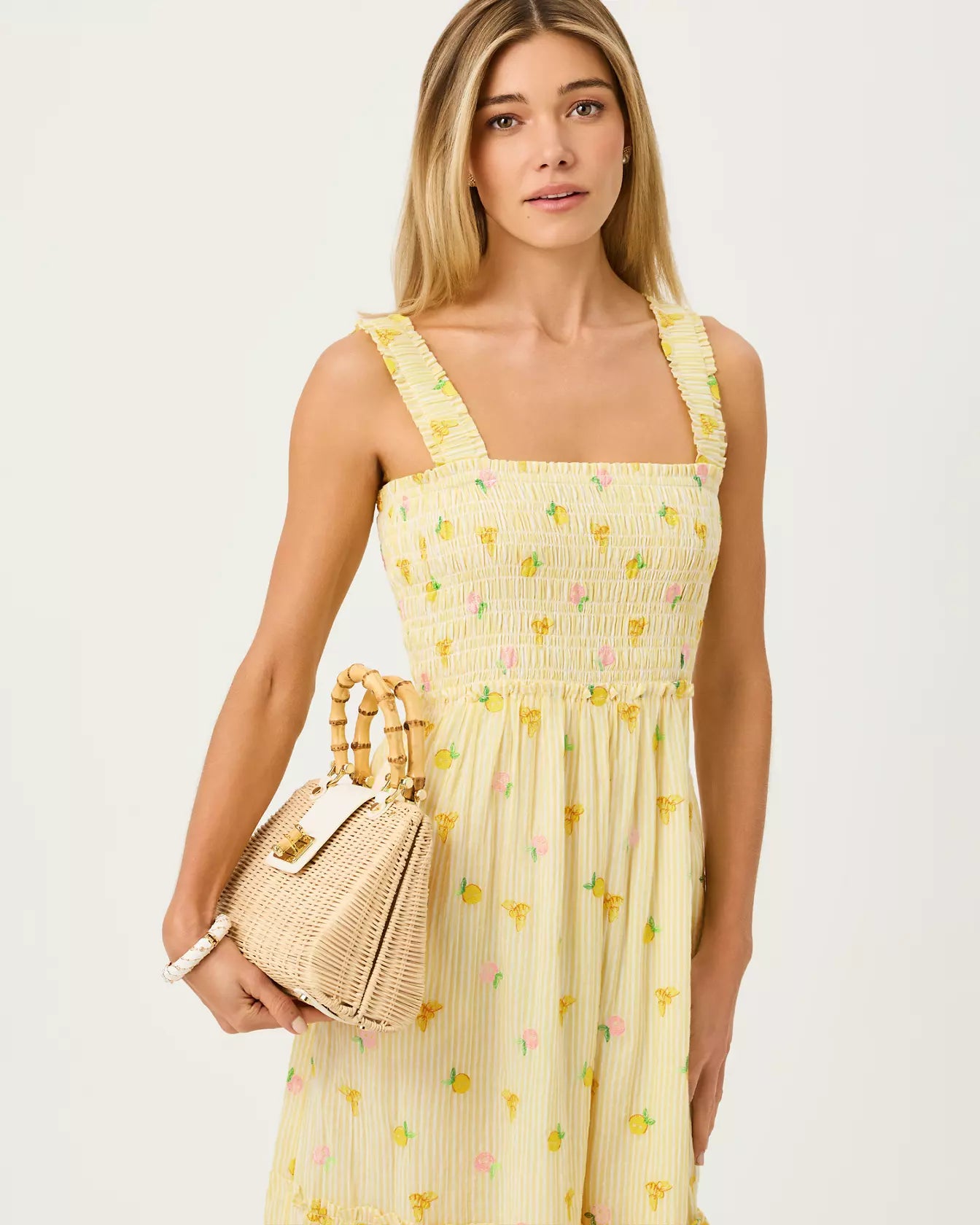 lilly pulitzer hadly smocked maxi dress Lilly Pulitzer Hadly Short Sleeve Smocked Dress