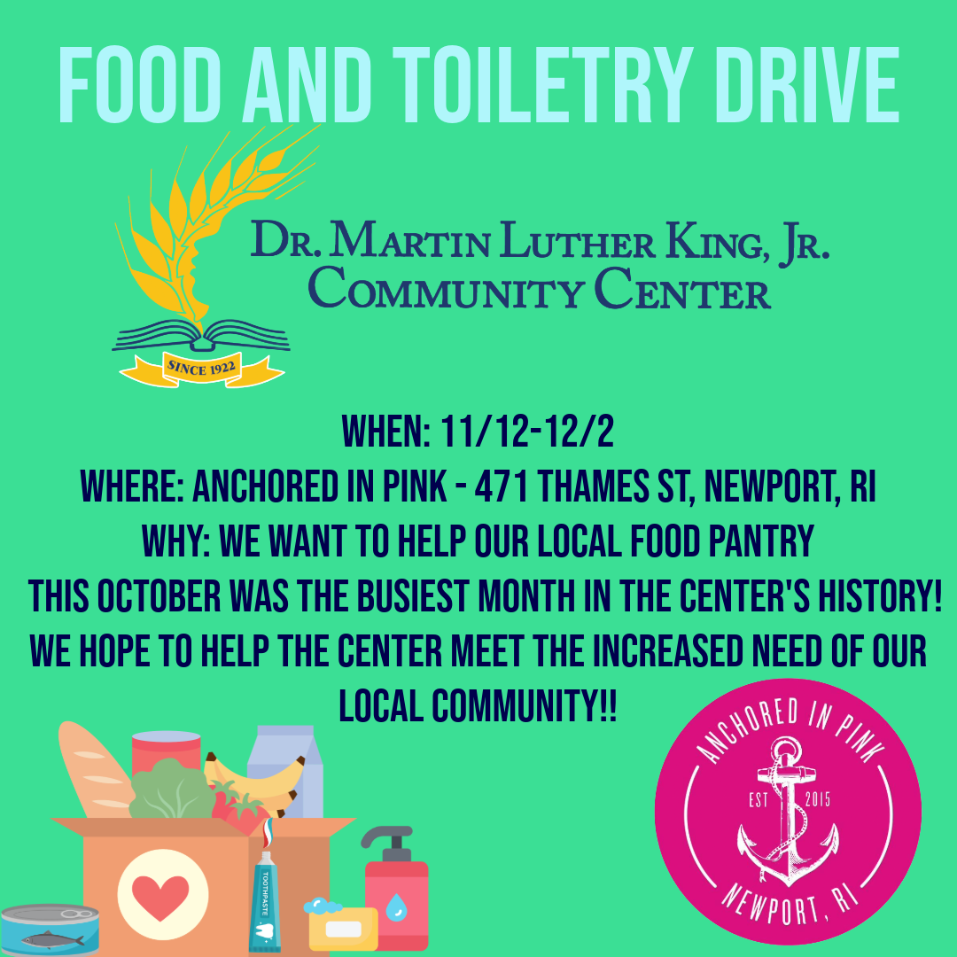 Anchored in Pink's Food Drive: The Best Way to Give Back