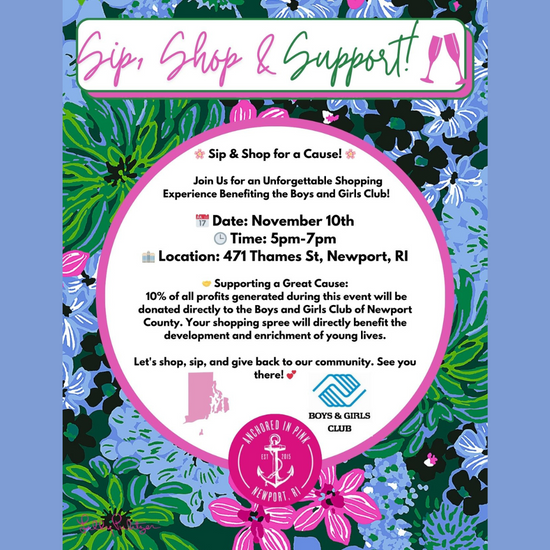 Sip and Shop Details