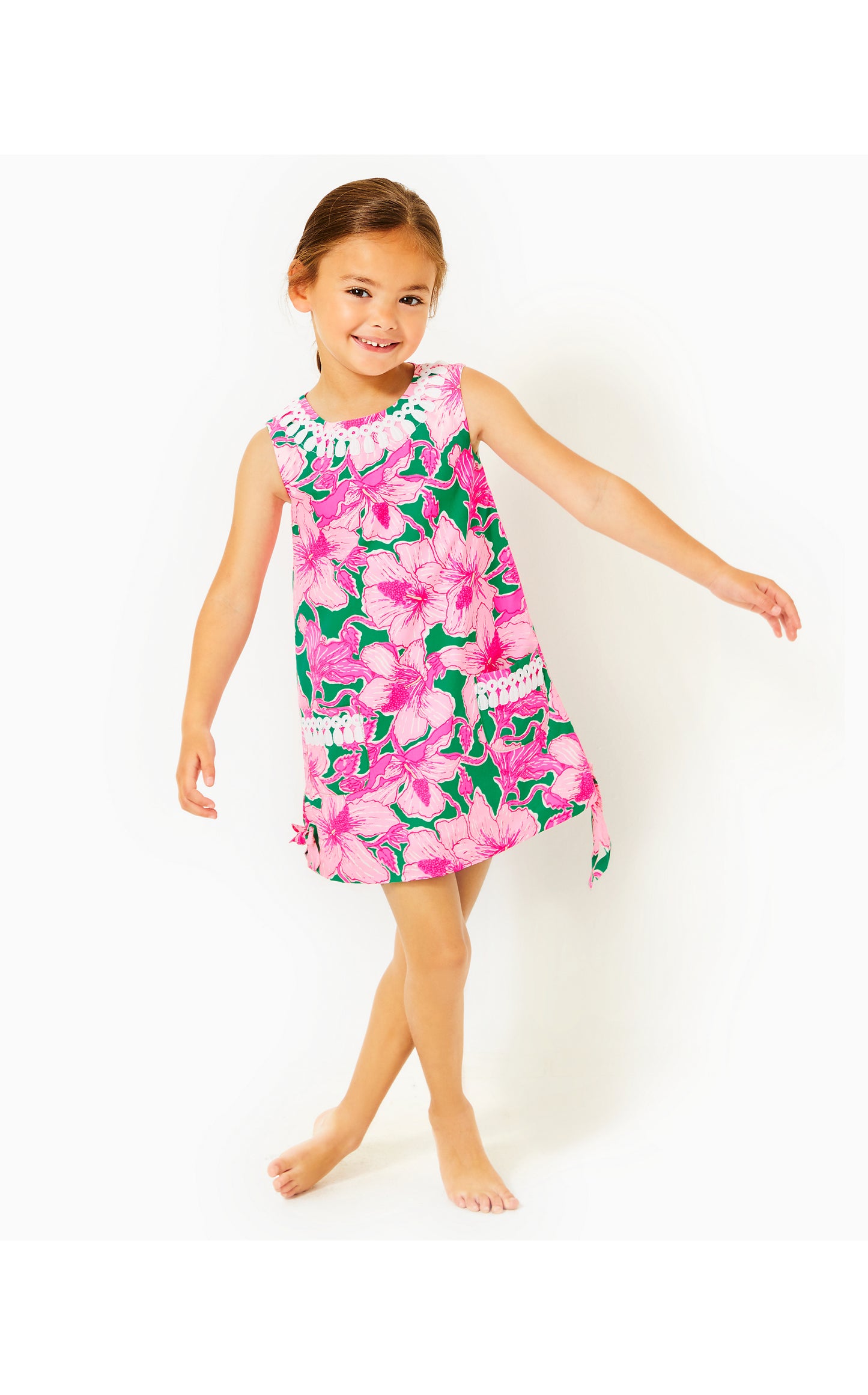Load image into Gallery viewer, Girls Little Lilly Classic Shift Dress
