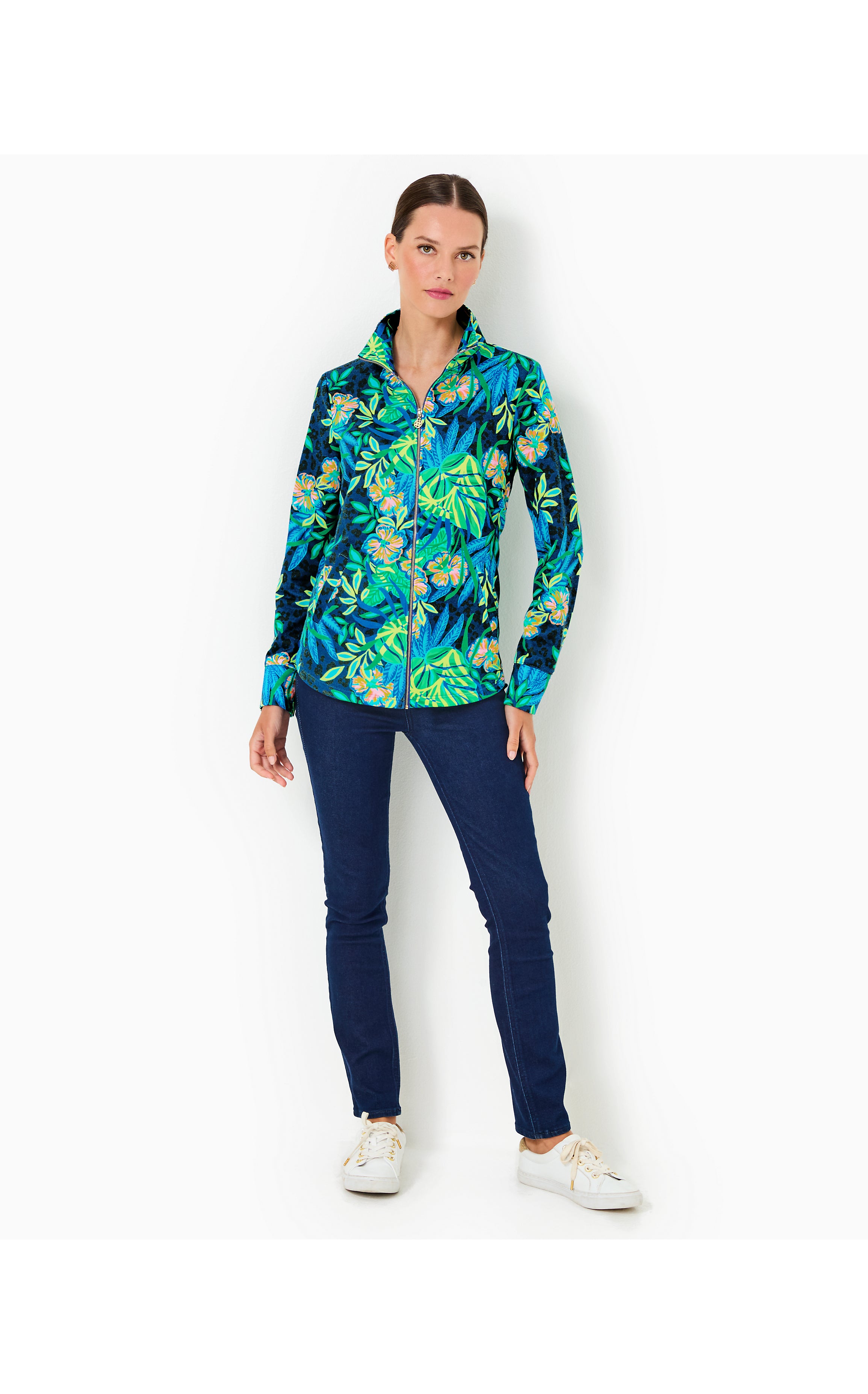 Lilly Pulitzer Leona zip store up like new