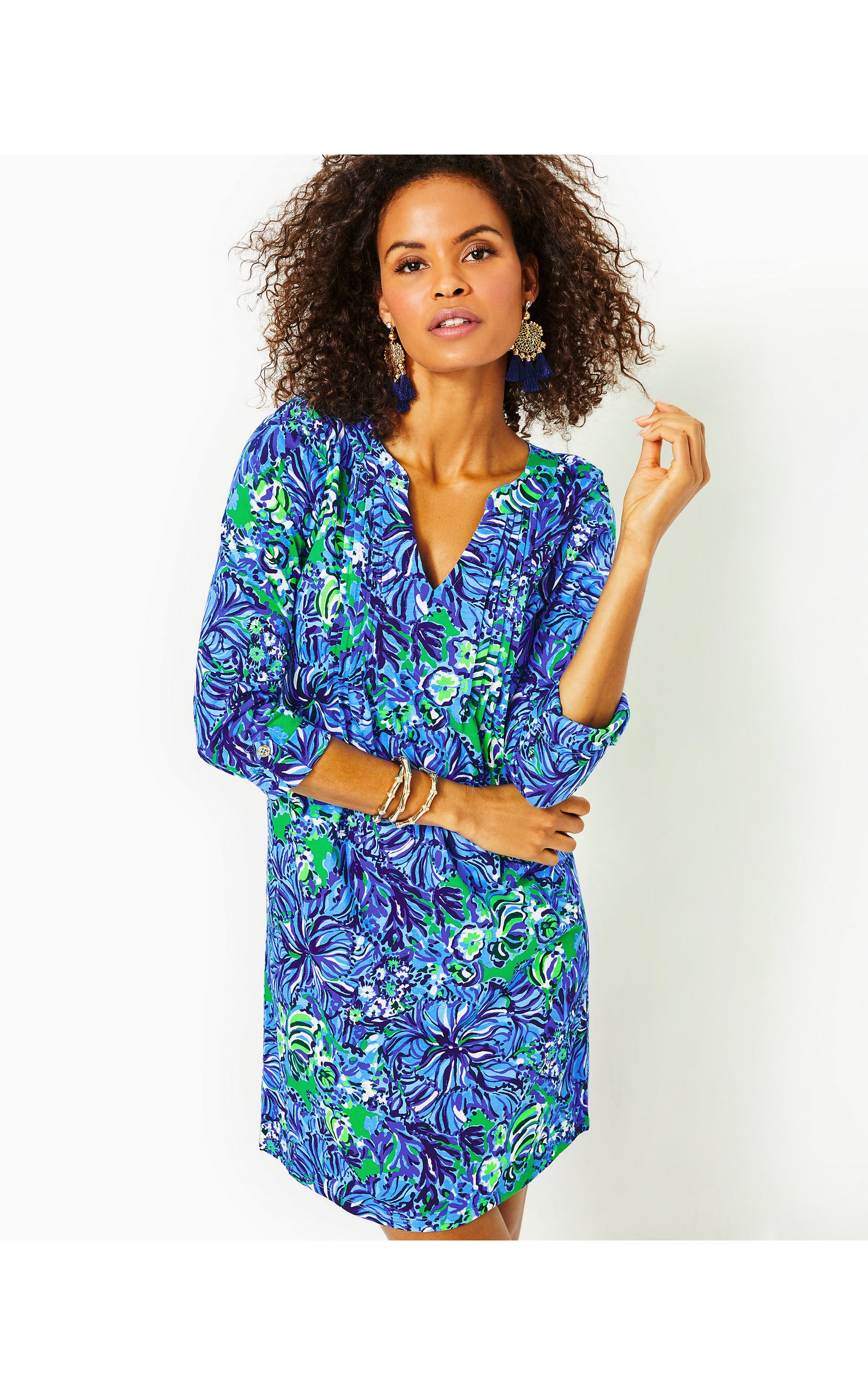Load image into Gallery viewer, Fairfax 3/4 Sleeve Dress
