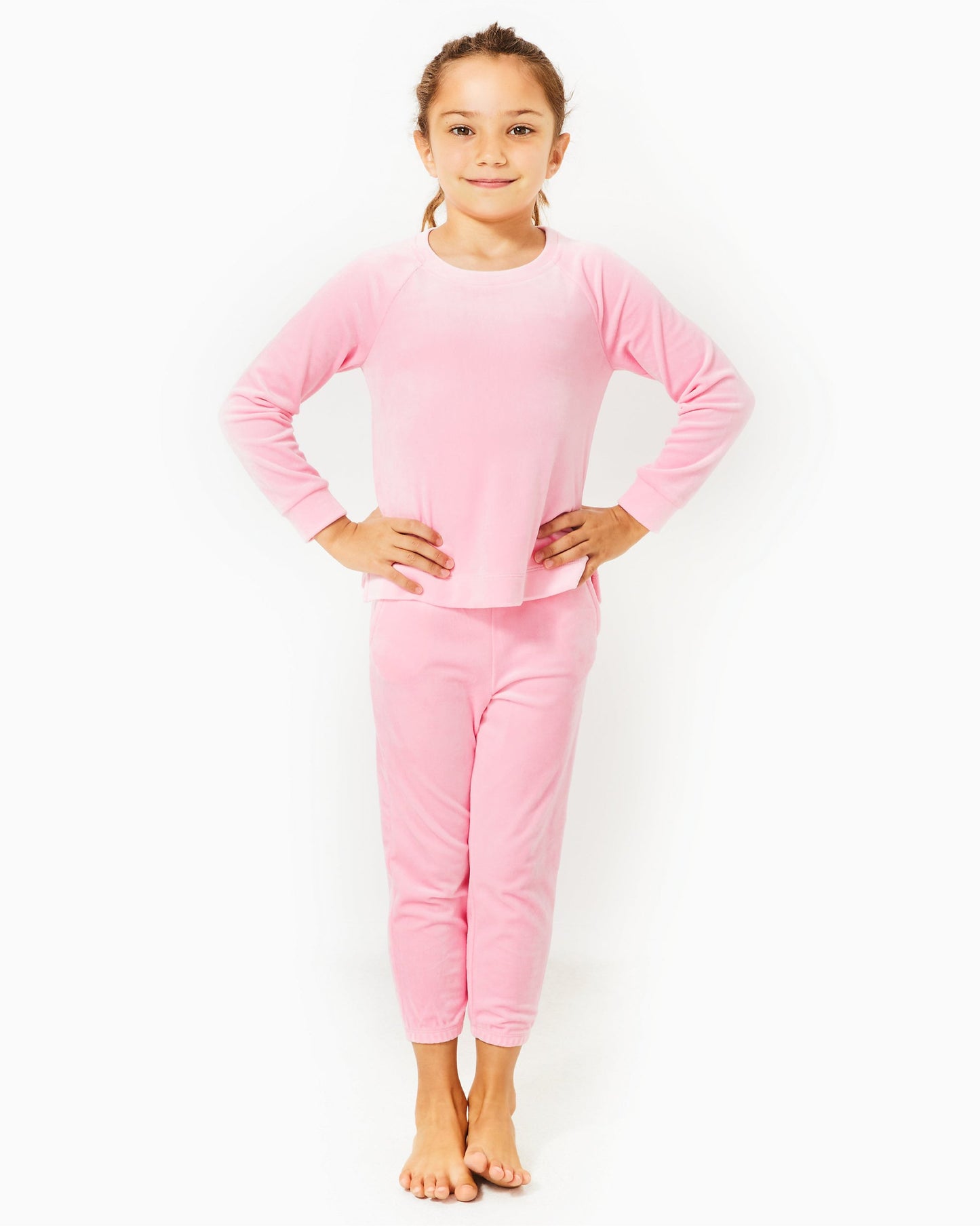 Girls Mini Mallie Velour Pant