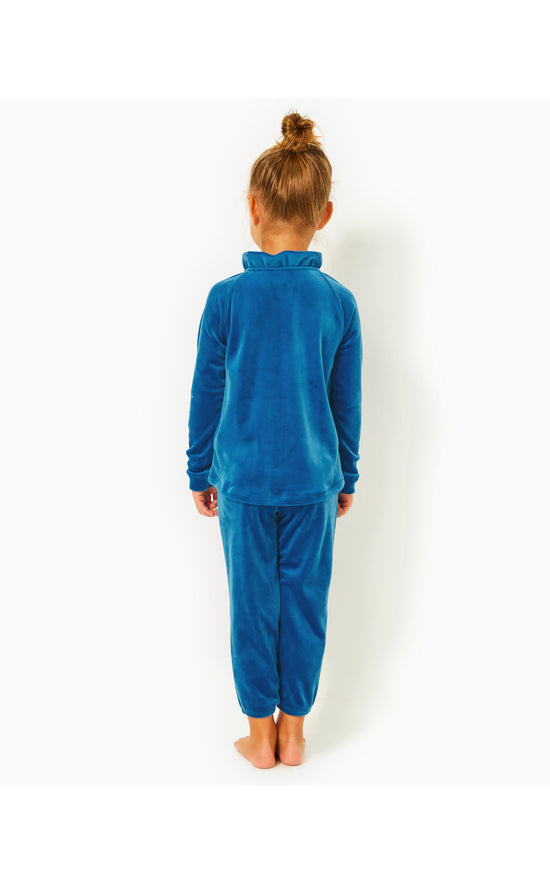 Load image into Gallery viewer, Girls Mini Mallie Velour Pant
