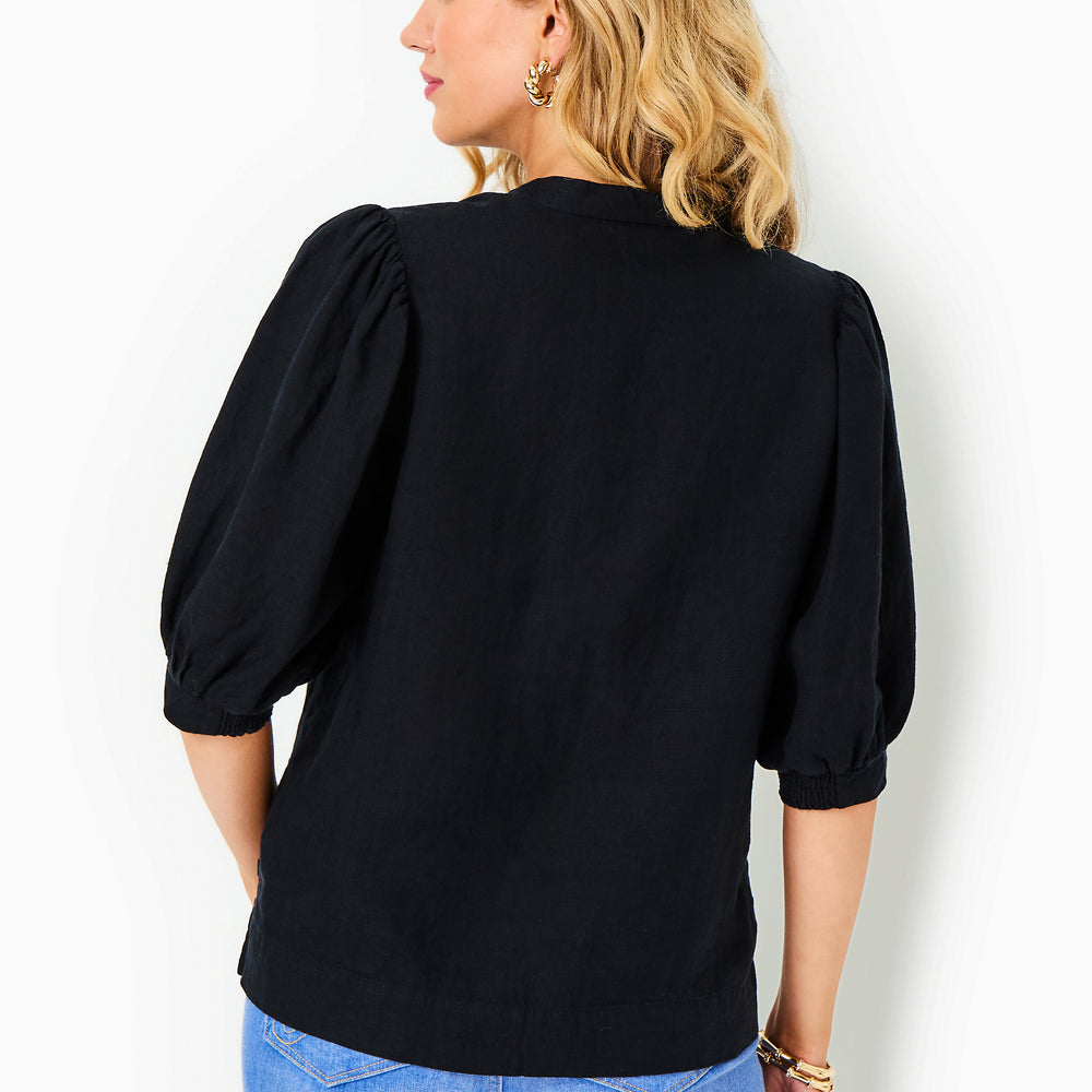 
                  
                    Mialeigh Linen Top
                  
                