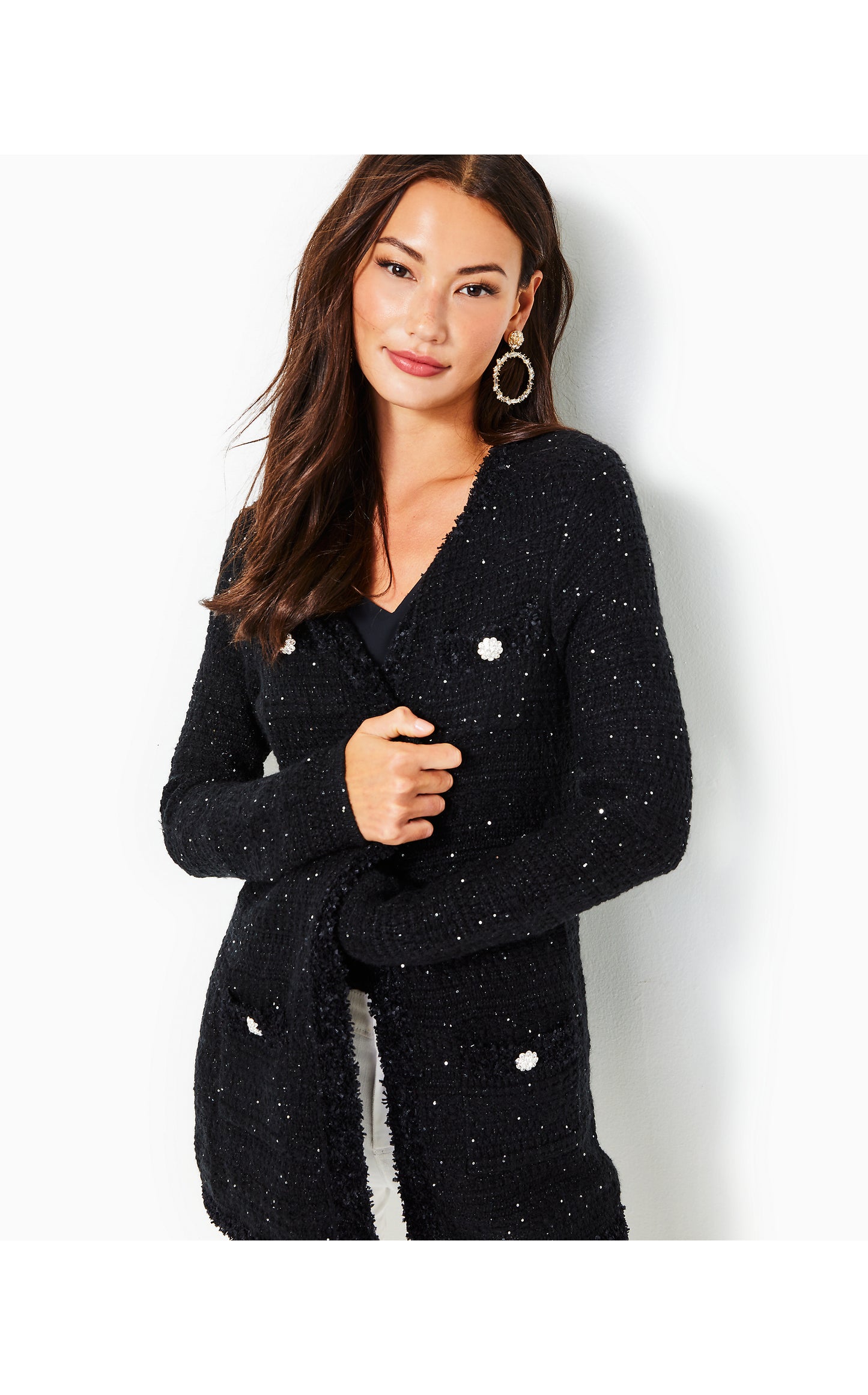 Amal Open Front Cardigan