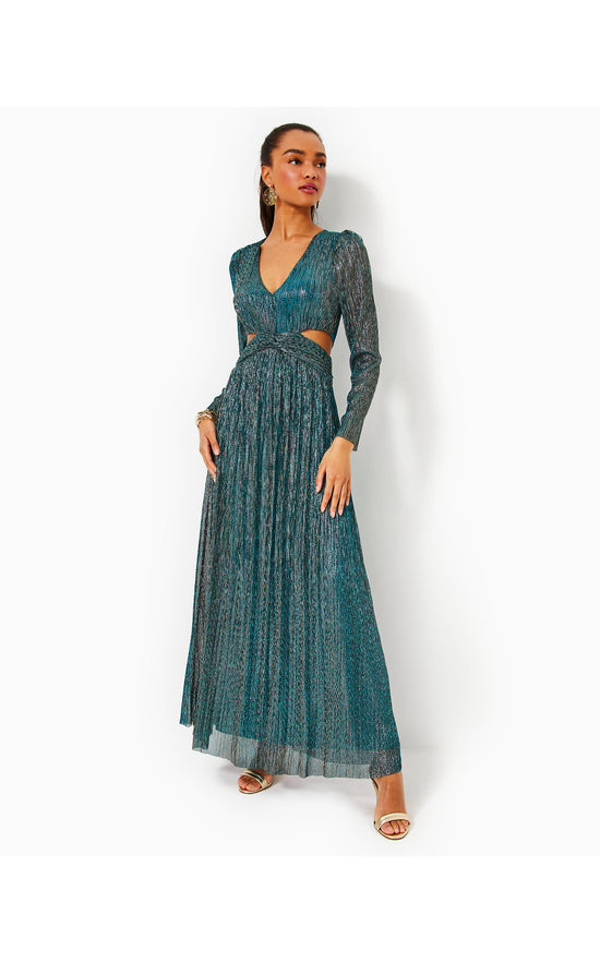 Load image into Gallery viewer, Latrice Long Sleeve Maxi Dress
