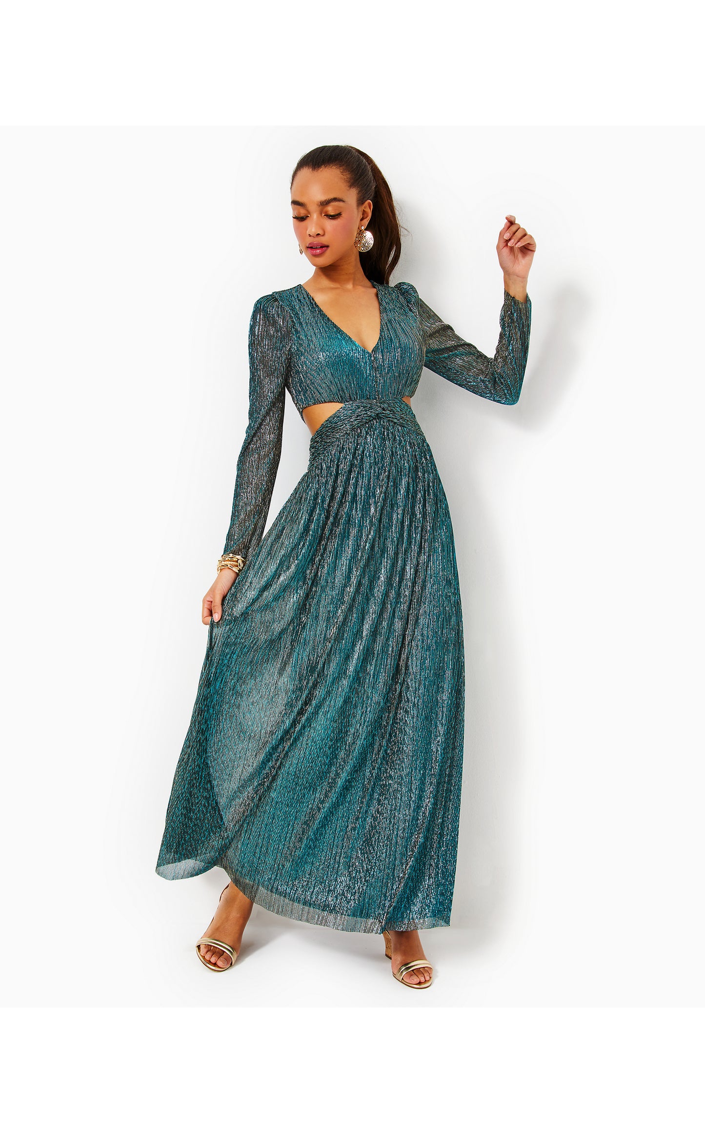 Latrice Long Sleeve Maxi Dress