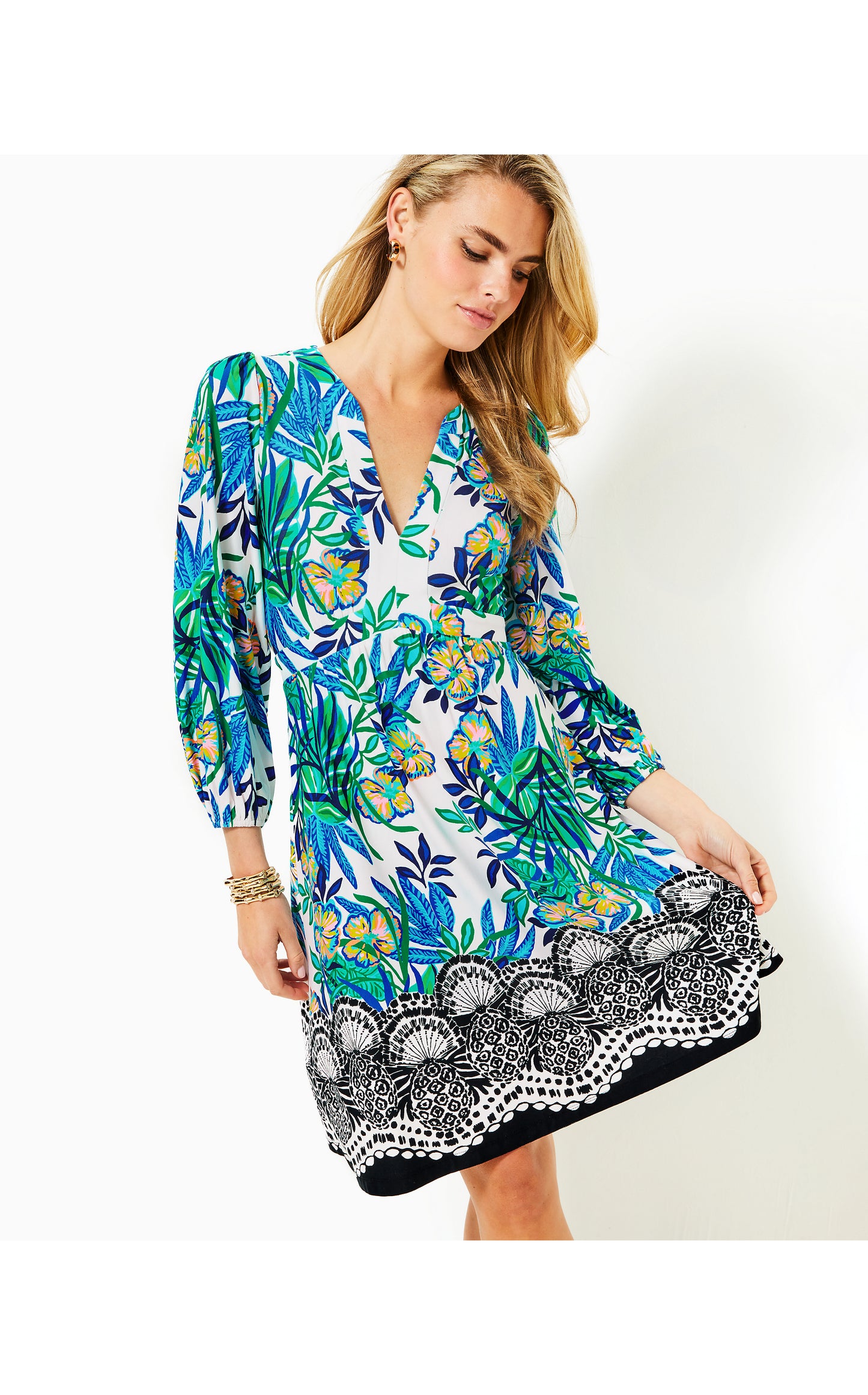 Wexlee 3/4 Sleeve Dress