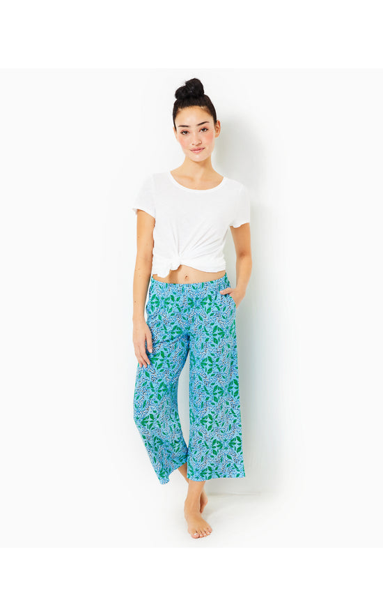 24" Pajama Knit Crop Pant