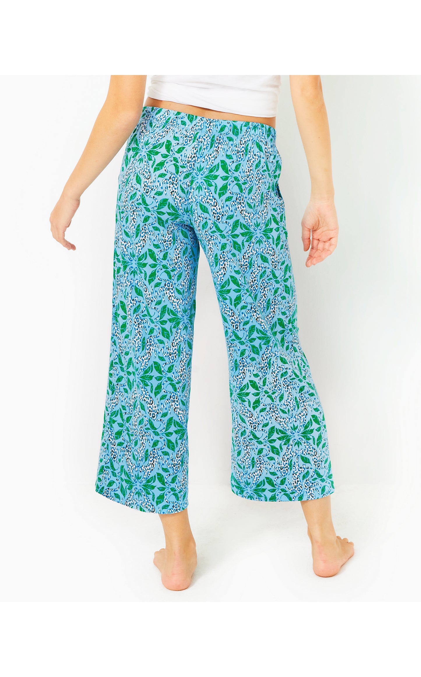 24" Pajama Knit Crop Pant