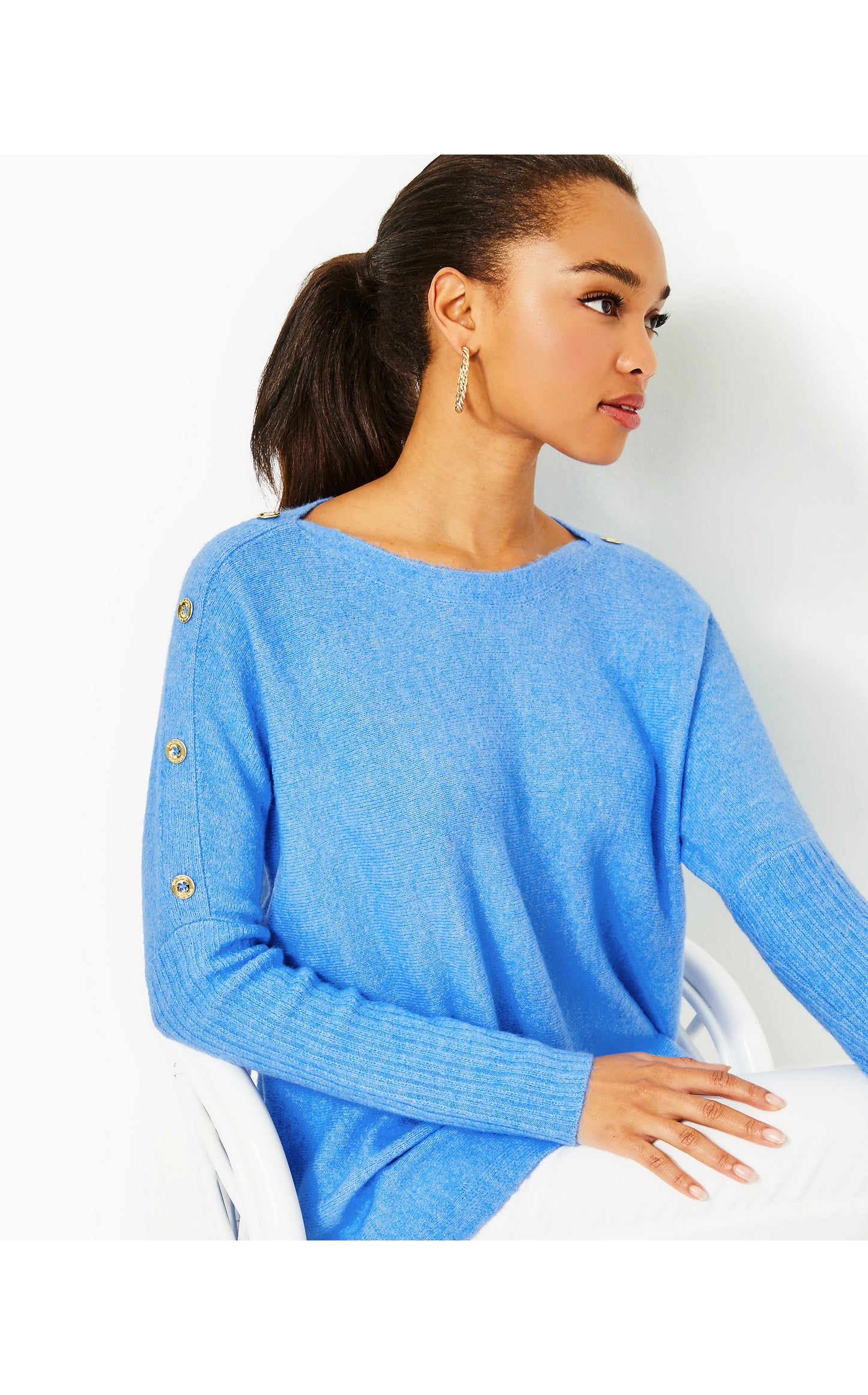 Arna Boat-Neck Pullover Sweater