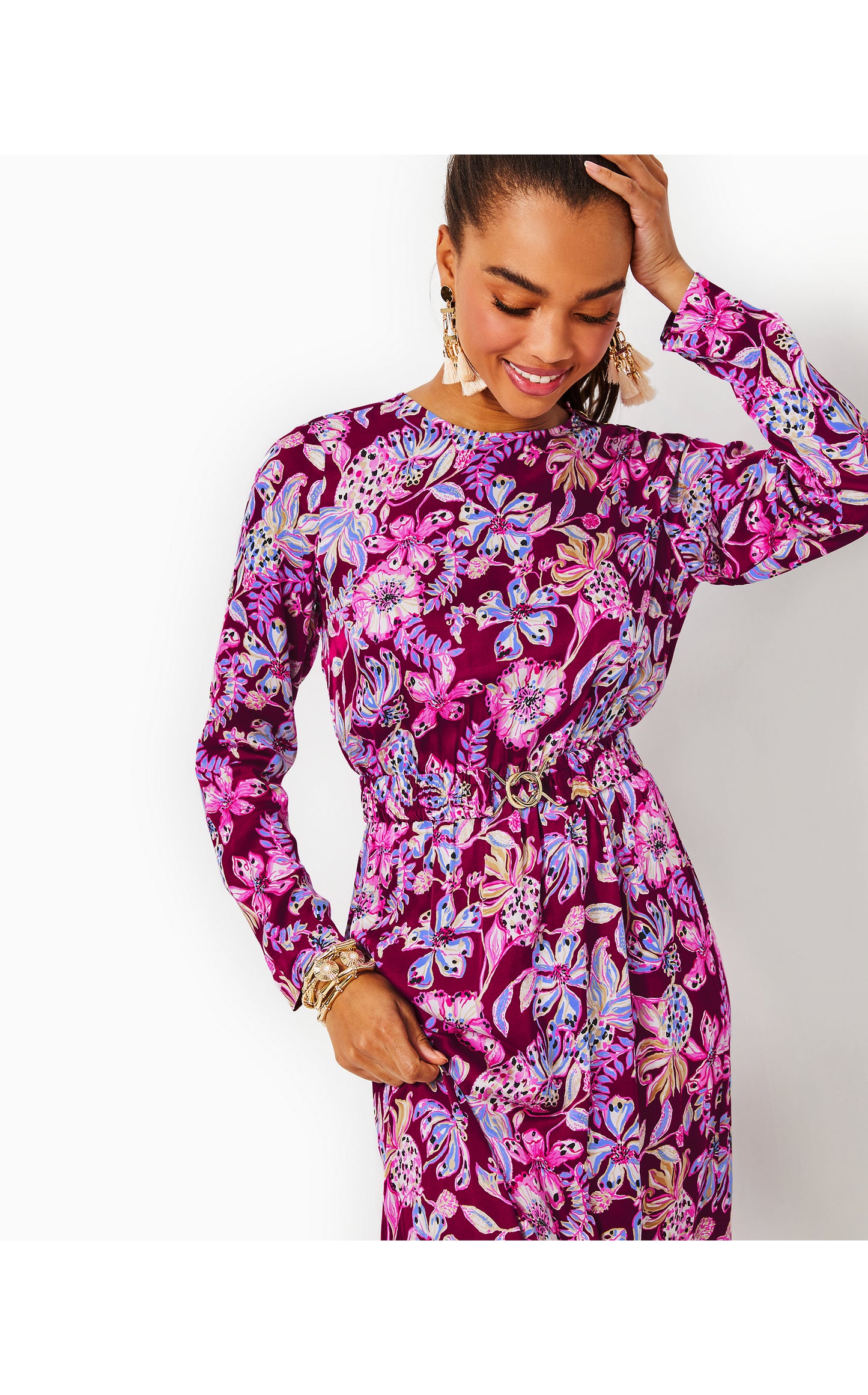 Leolynn Long Sleeve Maxi Dress