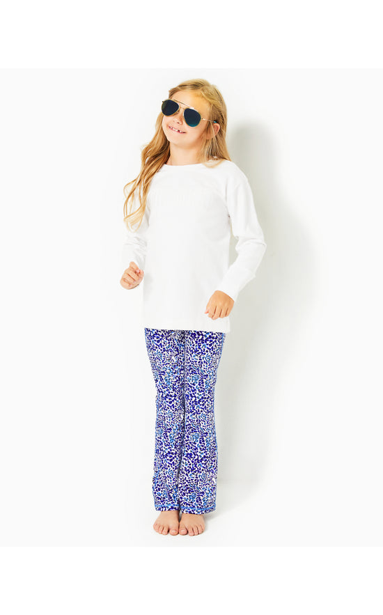 UPF 50+ Luxletic Girls Mini Carpe Vita Flare Legging