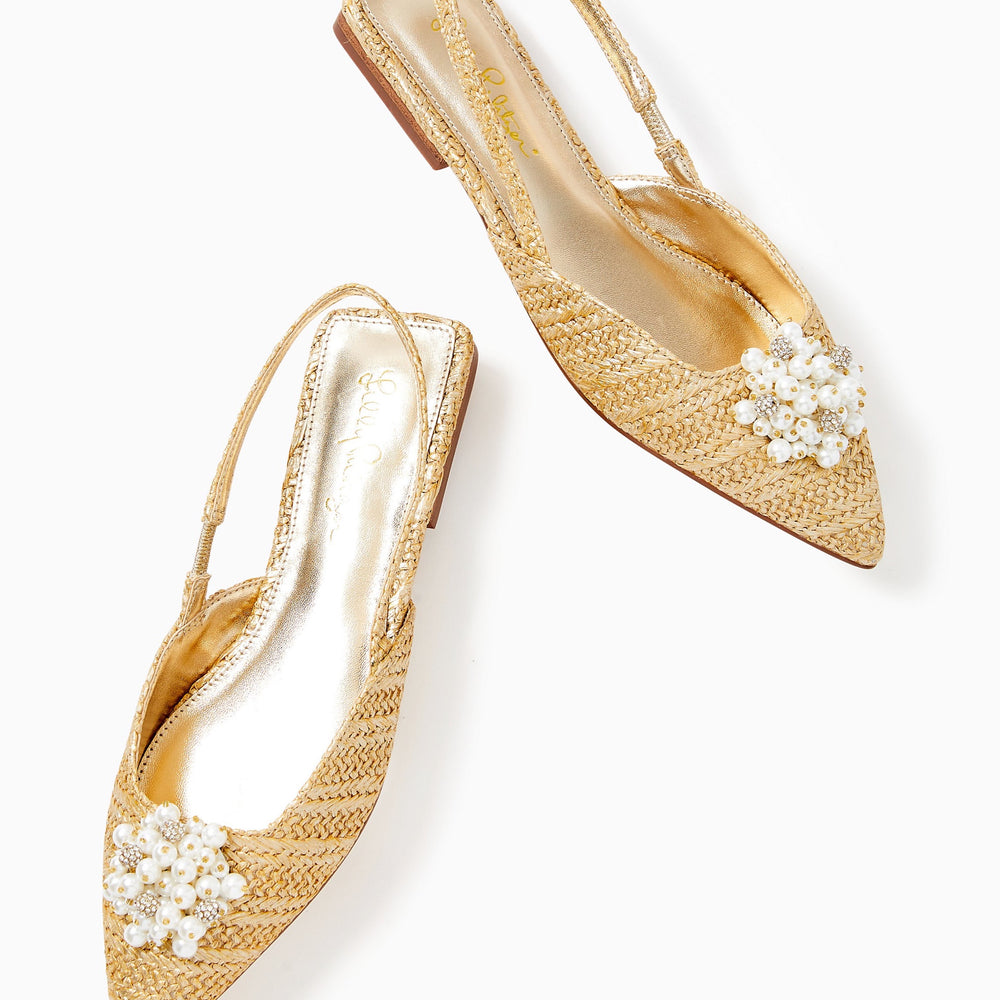 
                  
                    Brit Straw Slingback Shoe
                  
                