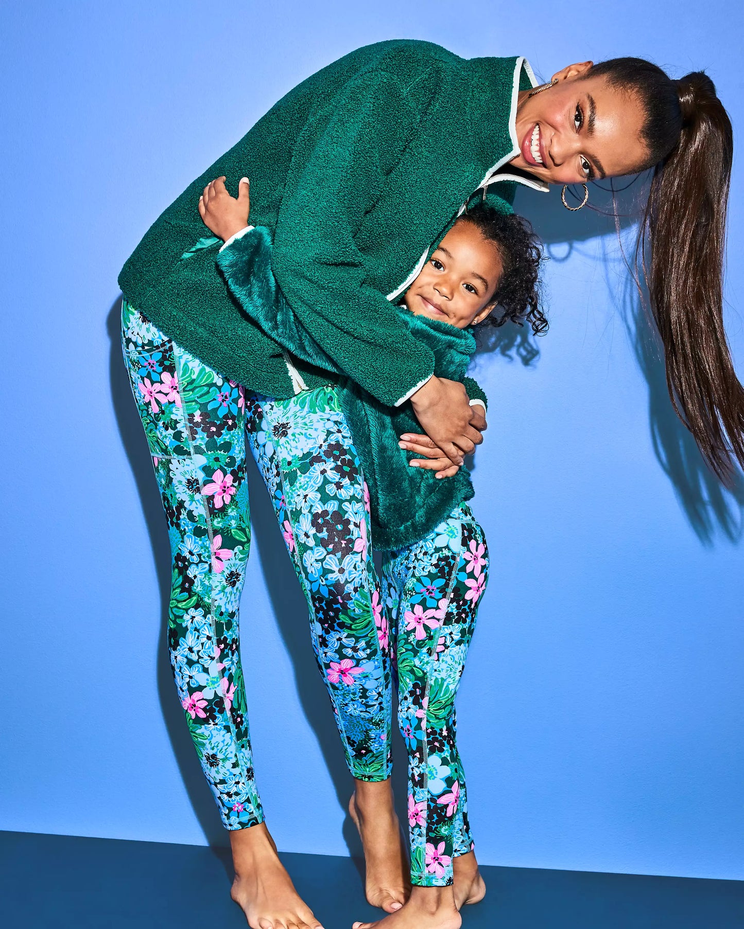 UPF 50 Luxletic Girls Mini Weekender Legging Anchored In Pink