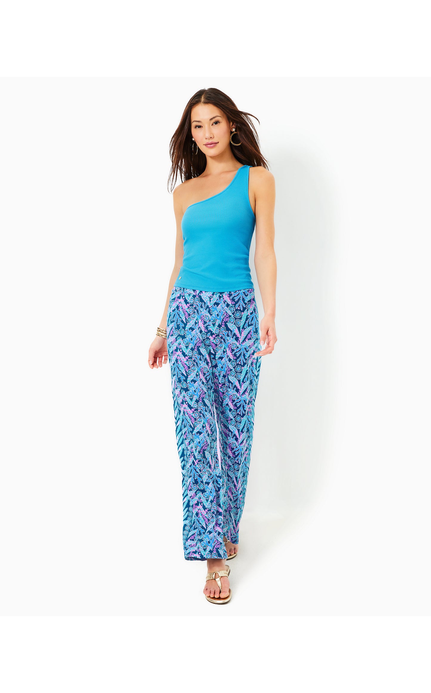 31" Allena Knit Palazzo Pant