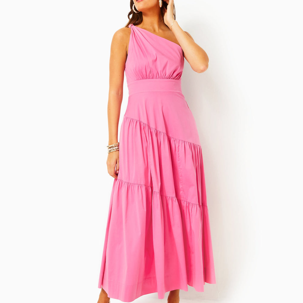 Lucilyn One-Shoulder Maxi Dress