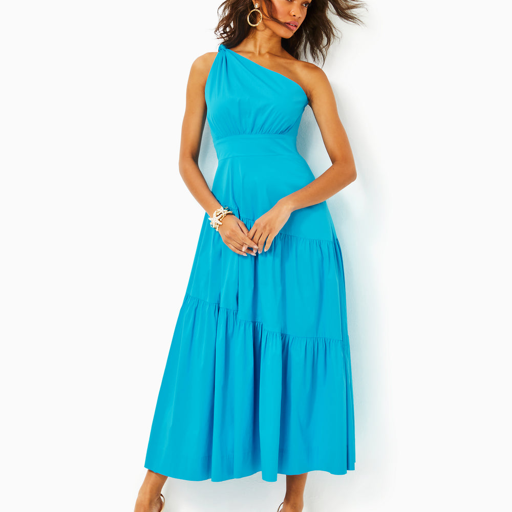 Lucilyn One-Shoulder Maxi Dress