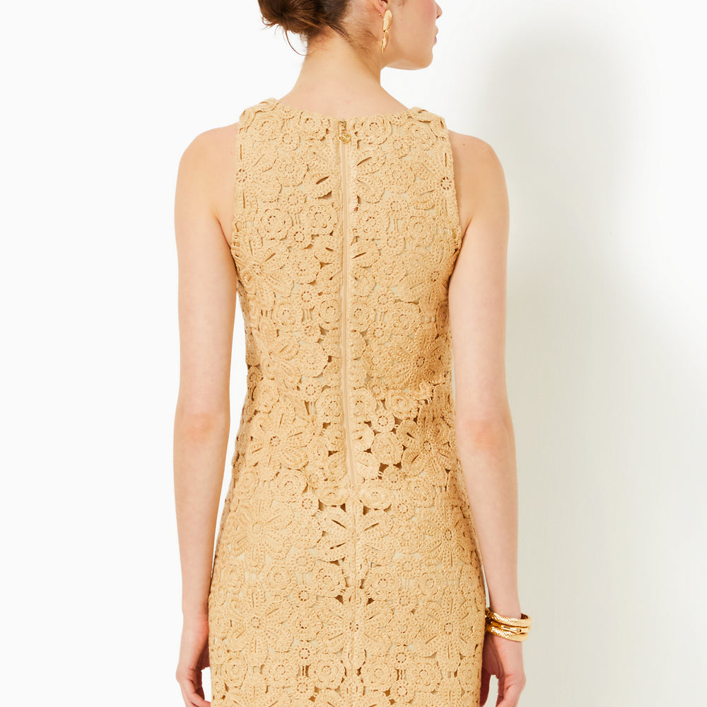 
                  
                    Marquette Crochet Shift Dress
                  
                