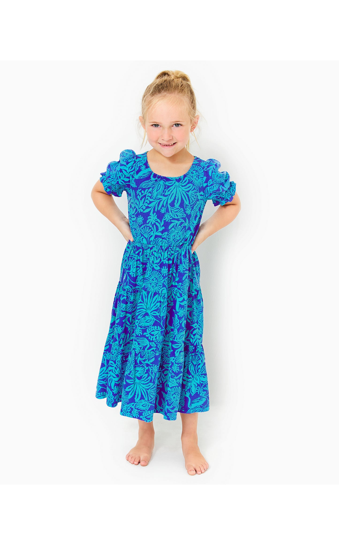 Girls Dean Midi Dress