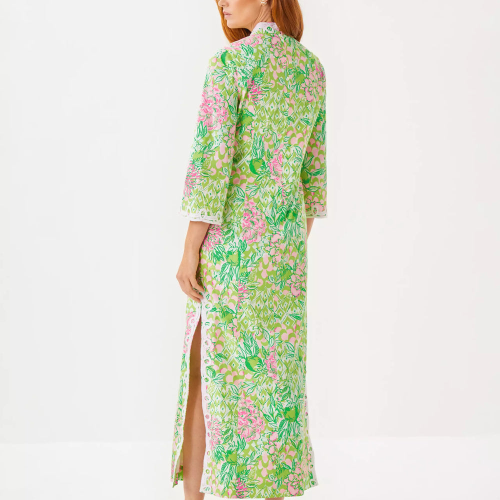 
                  
                    Shealyn 3/4 Sleeve Stretch Cotton Maxi Caftan
                  
                