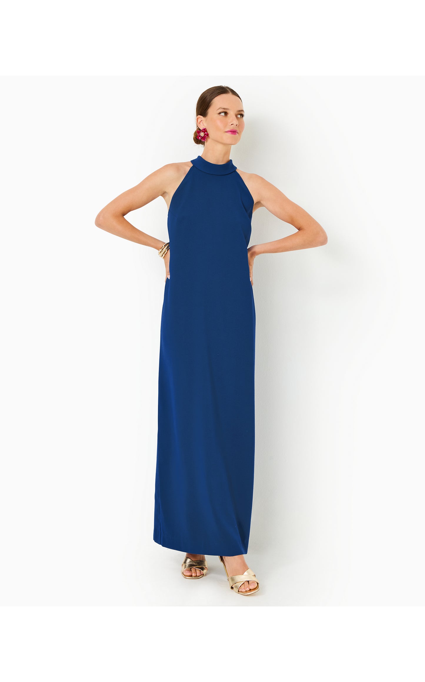 Alaric Halter Maxi Dress