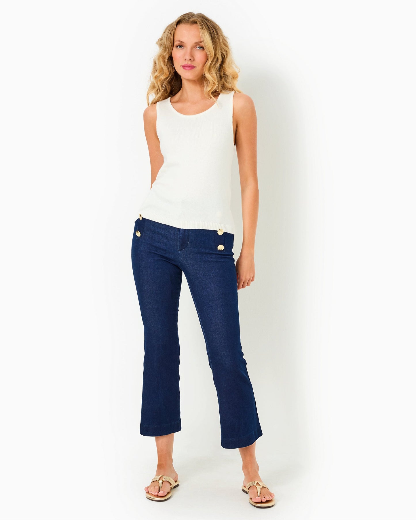 27" Parrish High Rise Crop Flare Pant