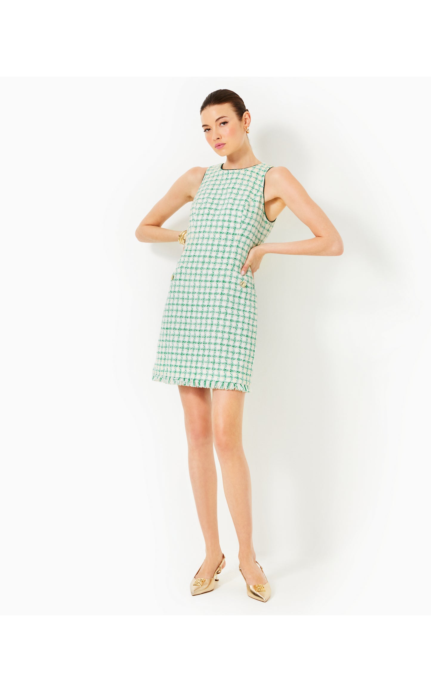 Augustus Boucle Shift Dress