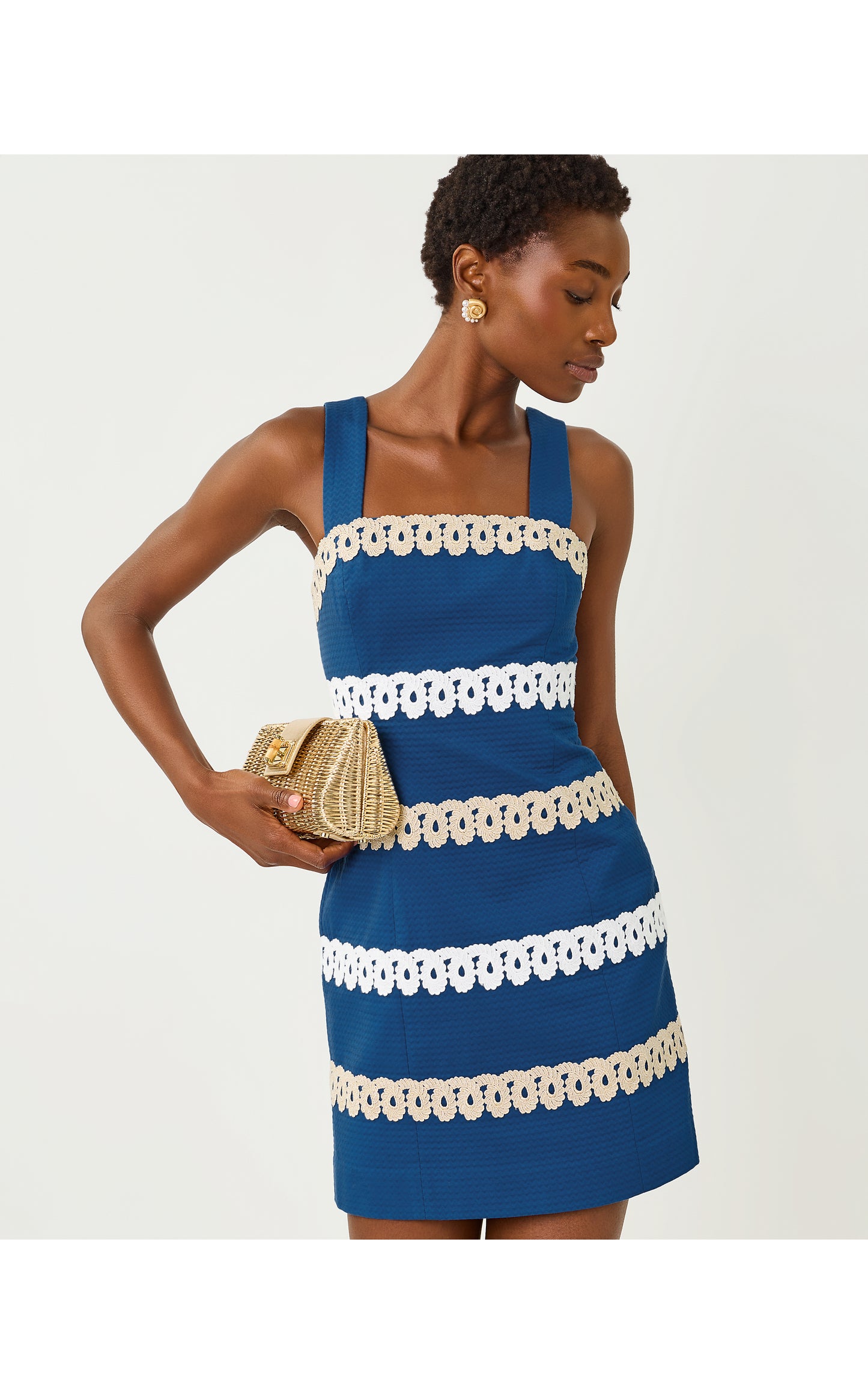lilly pulitzer pink and blue dress Lilly Pulitzer Dress S Pink Blue Ravyn Off Shoulder Ruffle Feathers Midi $198