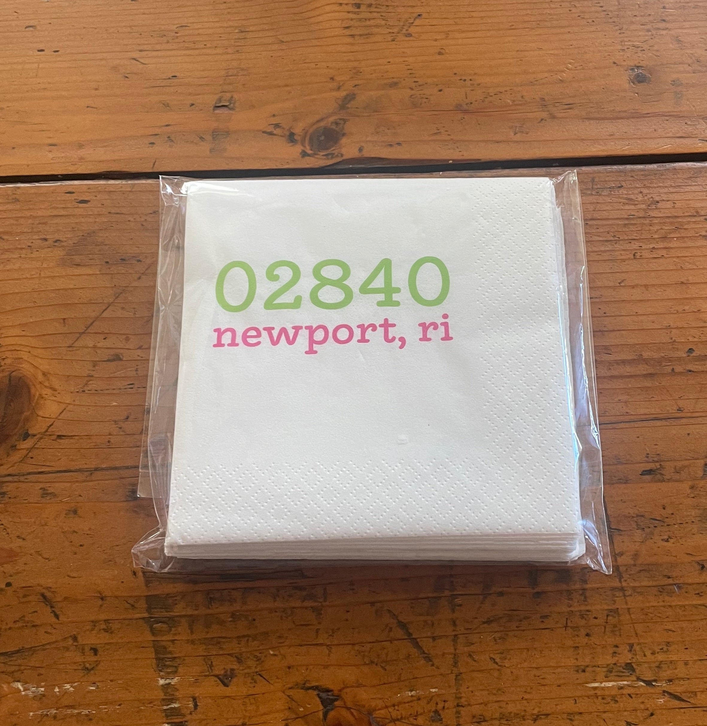 Newport Zip Code Napkins – Anchored In Pink - A Lilly Pulitzer ...